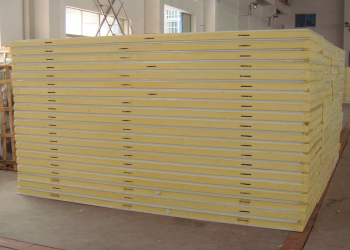 Industrie-Kühlraum verzinkte Stahlplatte mit PU-Verbund-Sandwichplatte, Kühlraum