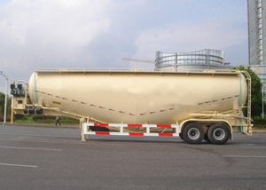 60000L pneumatische Trockenmasse-Tanker-halb Anhänger mit 3 Achsen für Schüttgut-Holzkohle-Pulver, Zement-Tanker-halb Anhänger