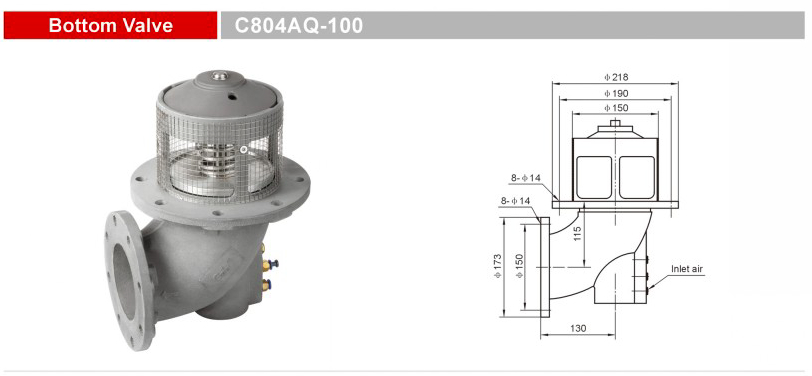 Bodenventile-Notventile-GET C804AQ-100