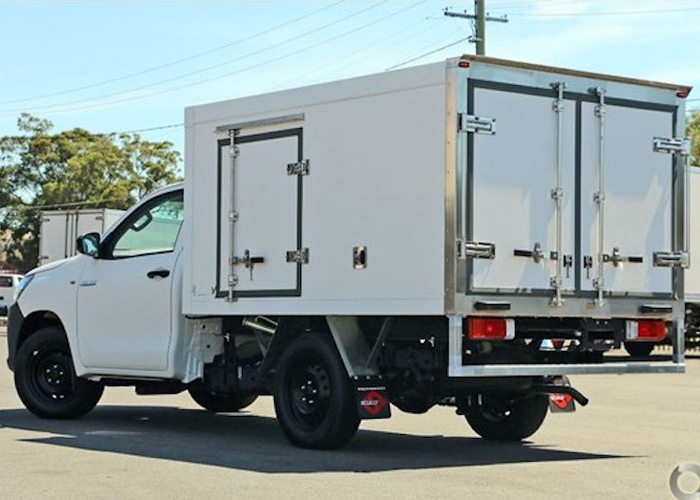 Schnelle Montage gekühlte und gefrorene Sandwich-Verbundplatten-Kits und -Box mit GFK-Profilen für Pick-Up-Truck