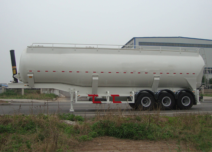 38000L Dry Bulk Kipper Dump Tanker Semi Trailer mit 3 Achsen für Bulk Anthrazit Pulver, Zement Tanker Semi Trailer