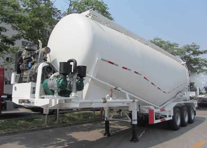 33000L pneumatische Trockenmasse-Tanker-halb Anhänger mit 3 Achsen für Schüttgut-Zement-Pulver, Zement-Tanker-halb-Anhänger