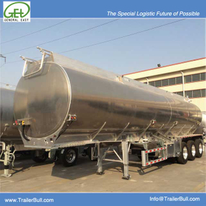 35000L Aluminium Tankauflieger mit 3 BPW Achsen für Jet und organische Chemikalien, hochwertiger JET Tankauflieger